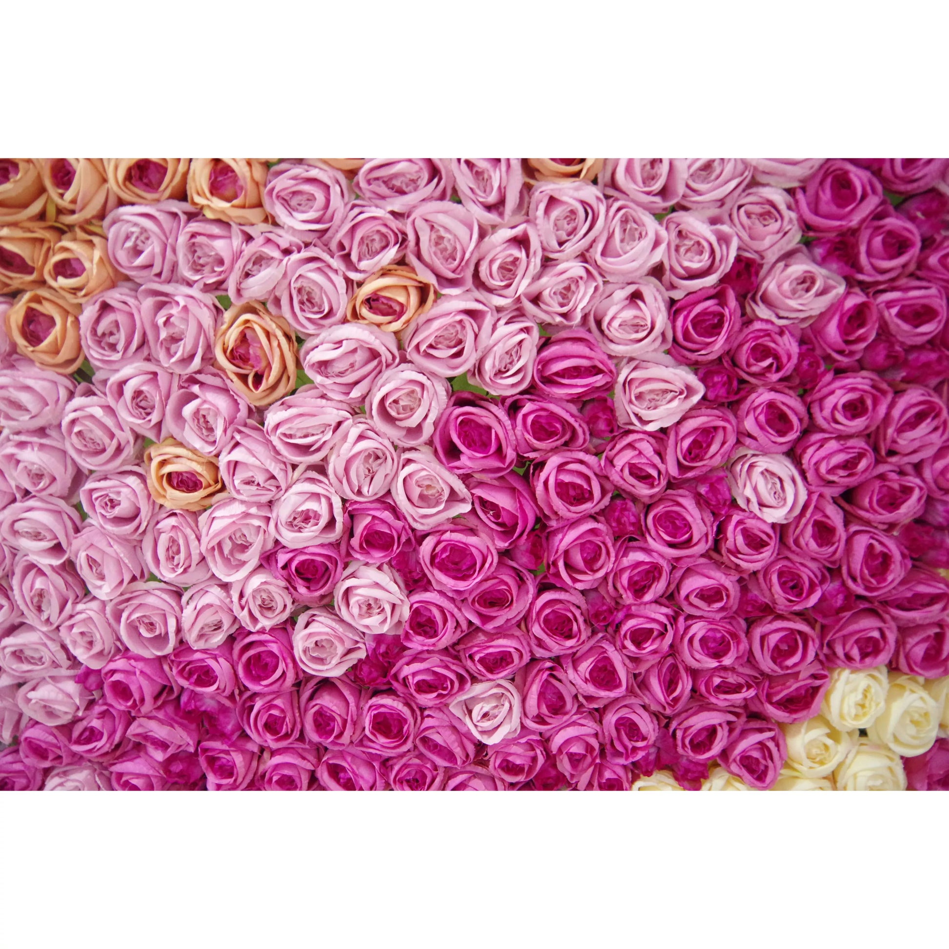 ValarFlowers artificial flower wall backdrop with gradient purple to pink roses peonies hydrangeas for wedding event party decor