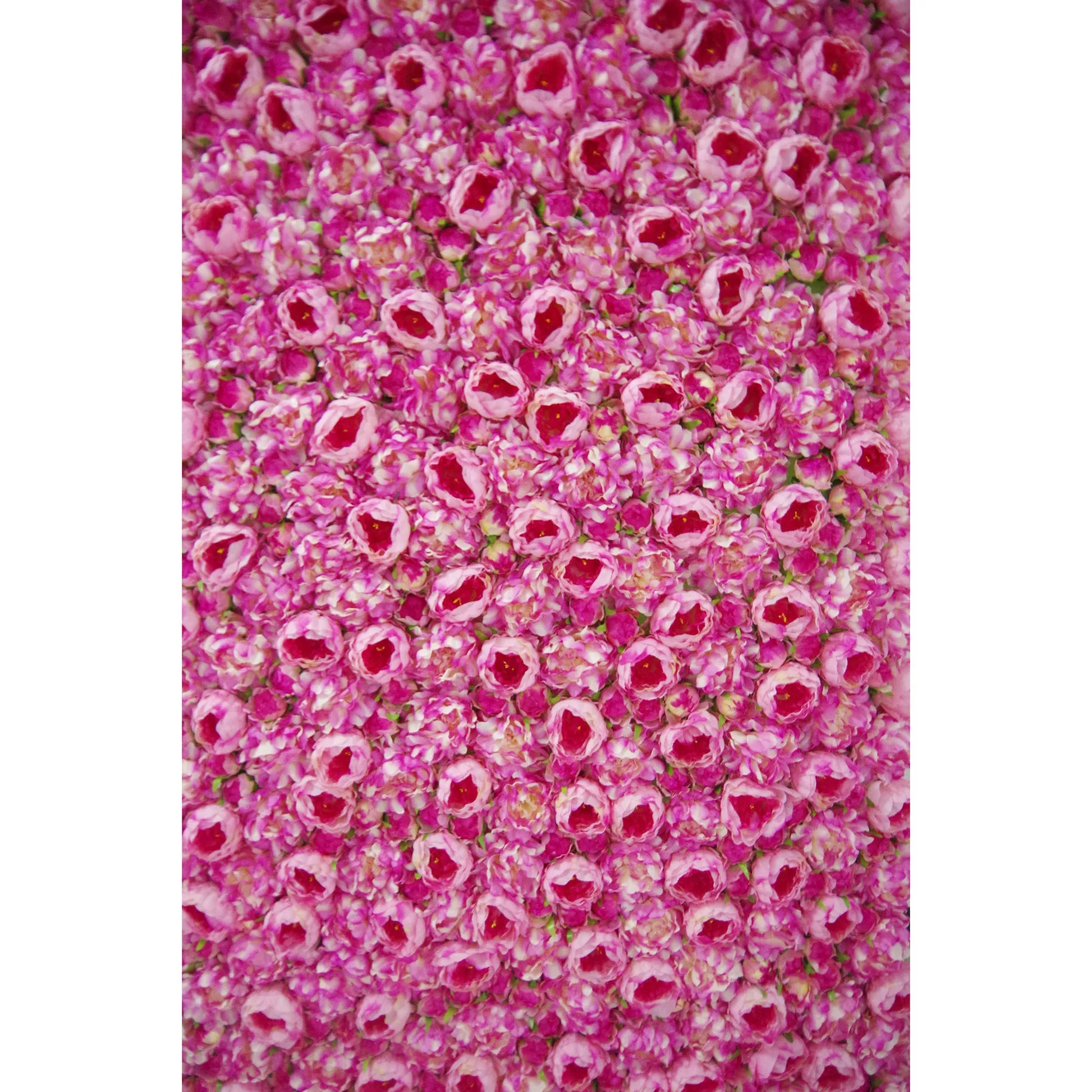 ValarFlowers purple muted pink pansy silk flower wall backdrop - lush faux floral panel for wedding, party, photo booth decoration