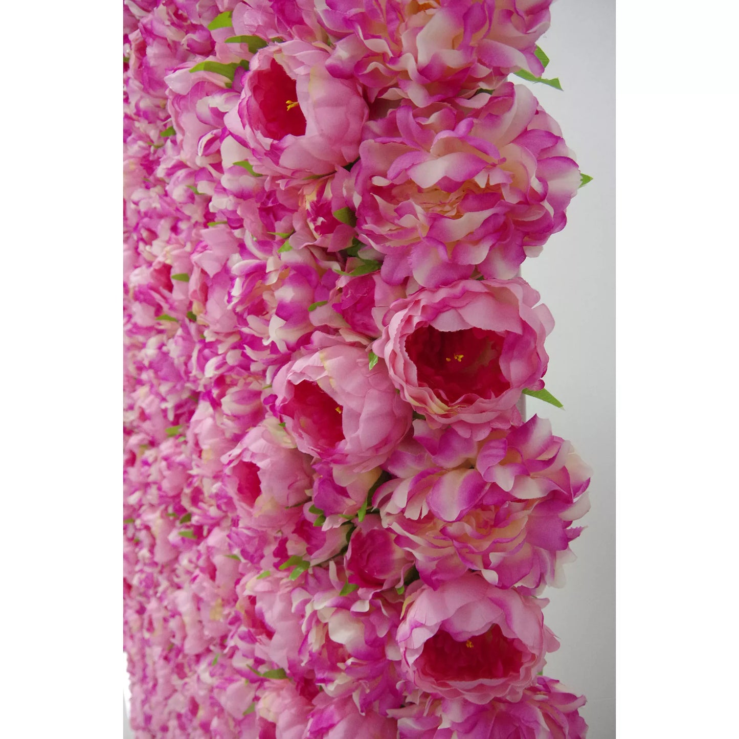 ValarFlowers artificial purple pink flower wall backdrop with roses peonies hydrangeas for wedding party photo booth decor