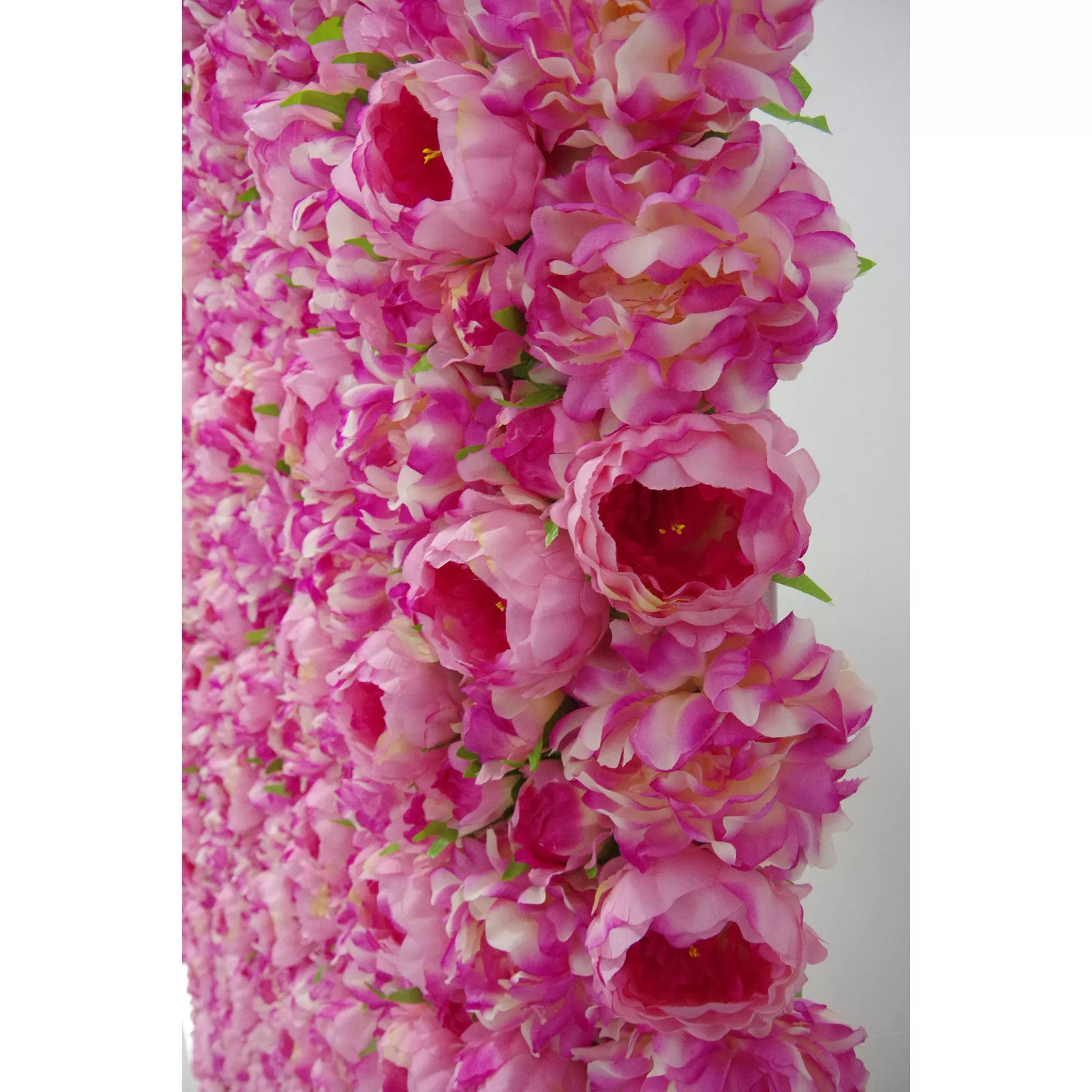 ValarFlowers artificial purple pink flower wall backdrop with roses peonies hydrangeas for wedding party photo booth decor