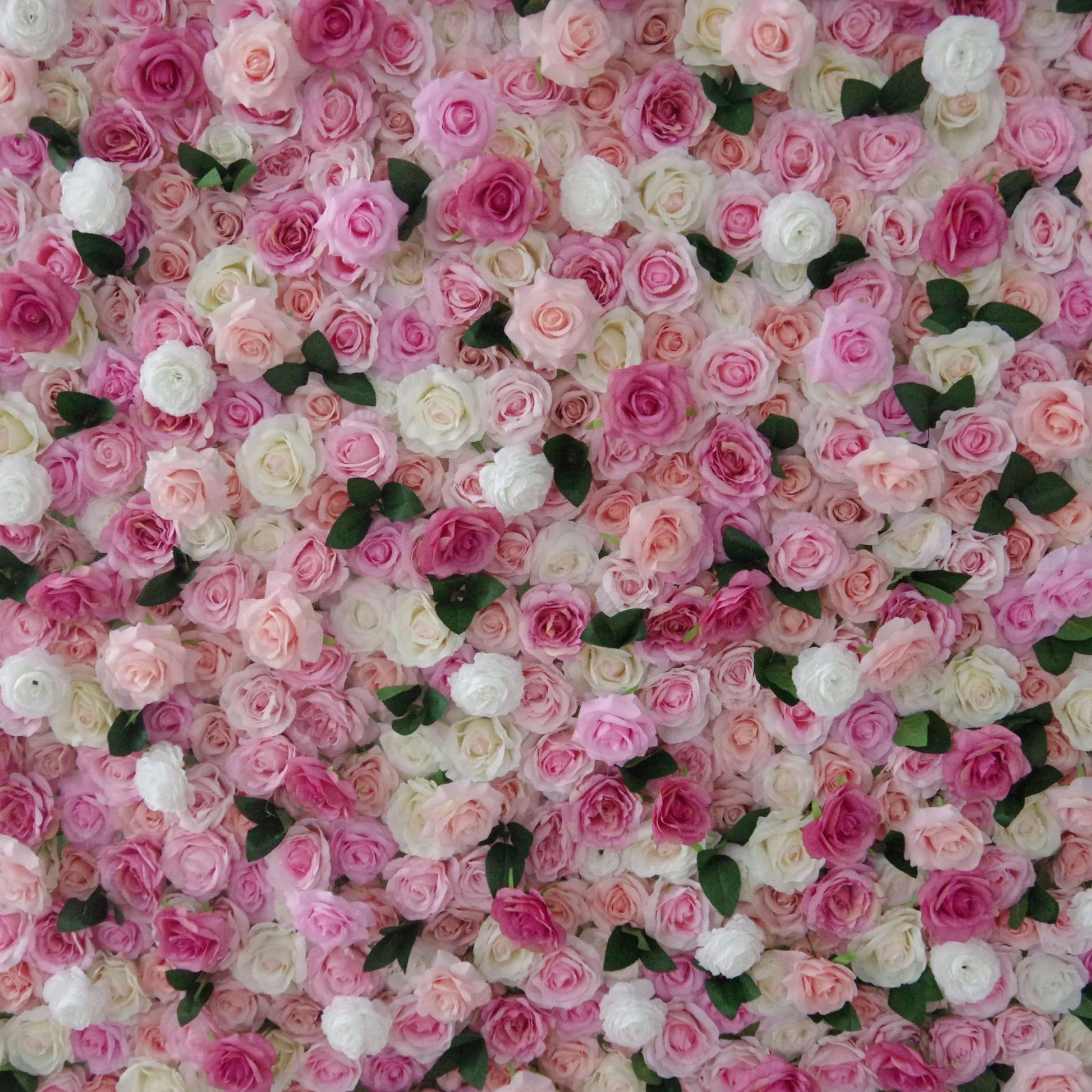 ValarFlowers pink white artificial flower wall backdrop with roses peonies hydrangeas for wedding party photo booth decor