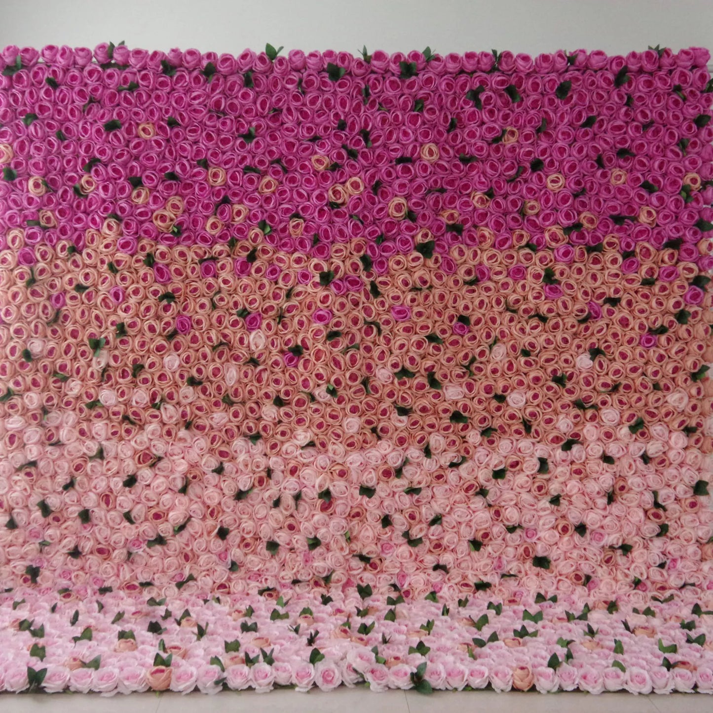 ValarFlowers purple pink faux flower wall backdrop roses peonies hydrangeas wedding party decor