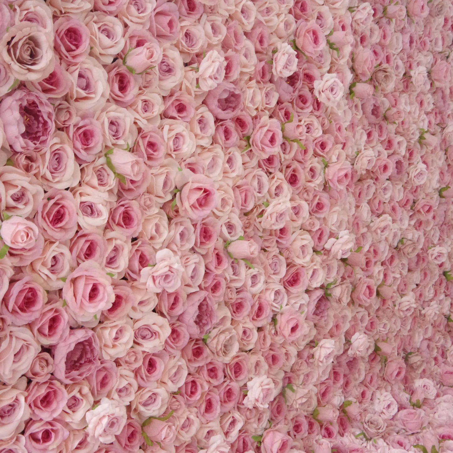 ValarFlowers pink rose and peony artificial flower wall backdrop for wedding, party, photo booth - luxury faux floral panel