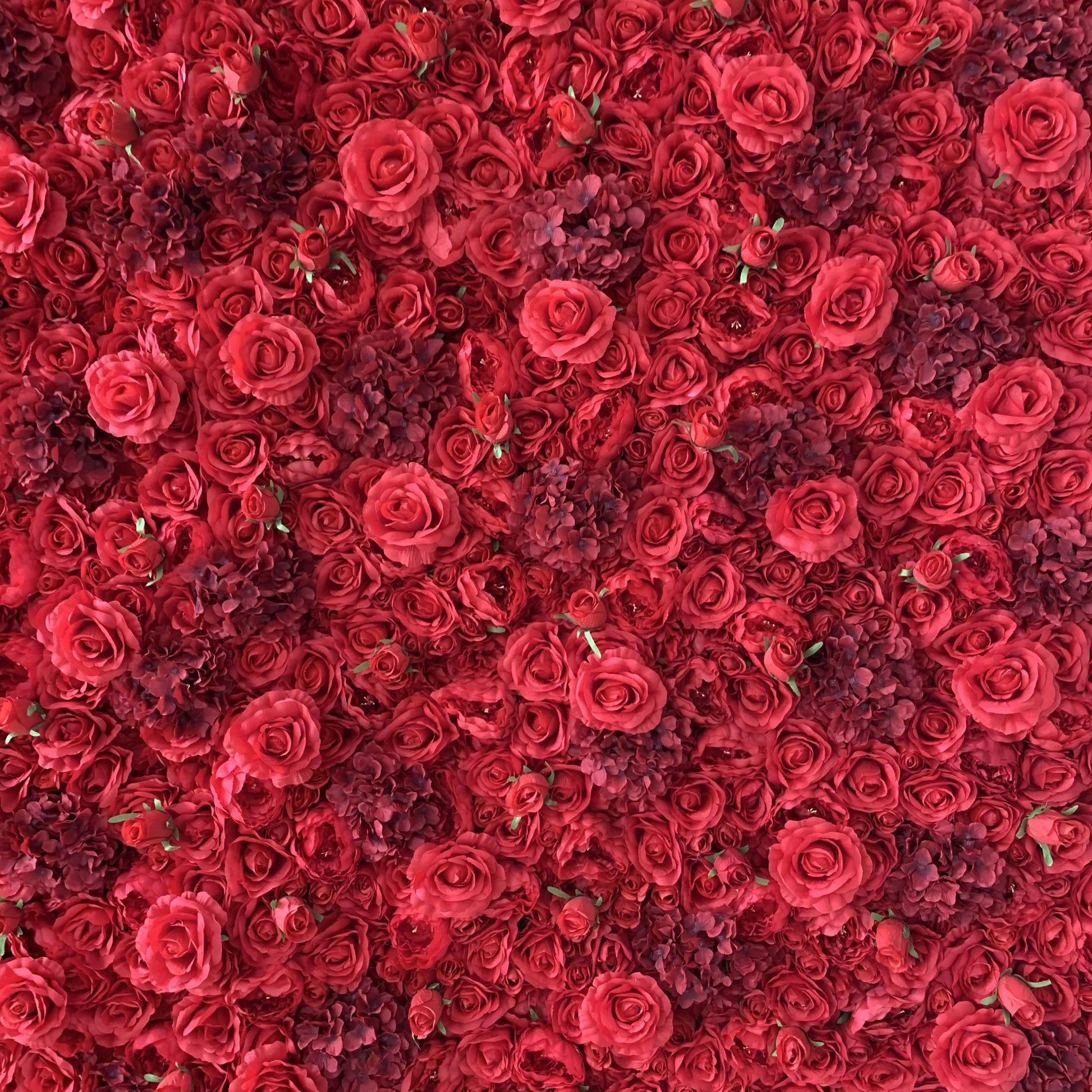 ValarFlowers artificial flower wall backdrop with soft pink roses peonies hydrangeas and greenery for wedding ceremony arch photo booth