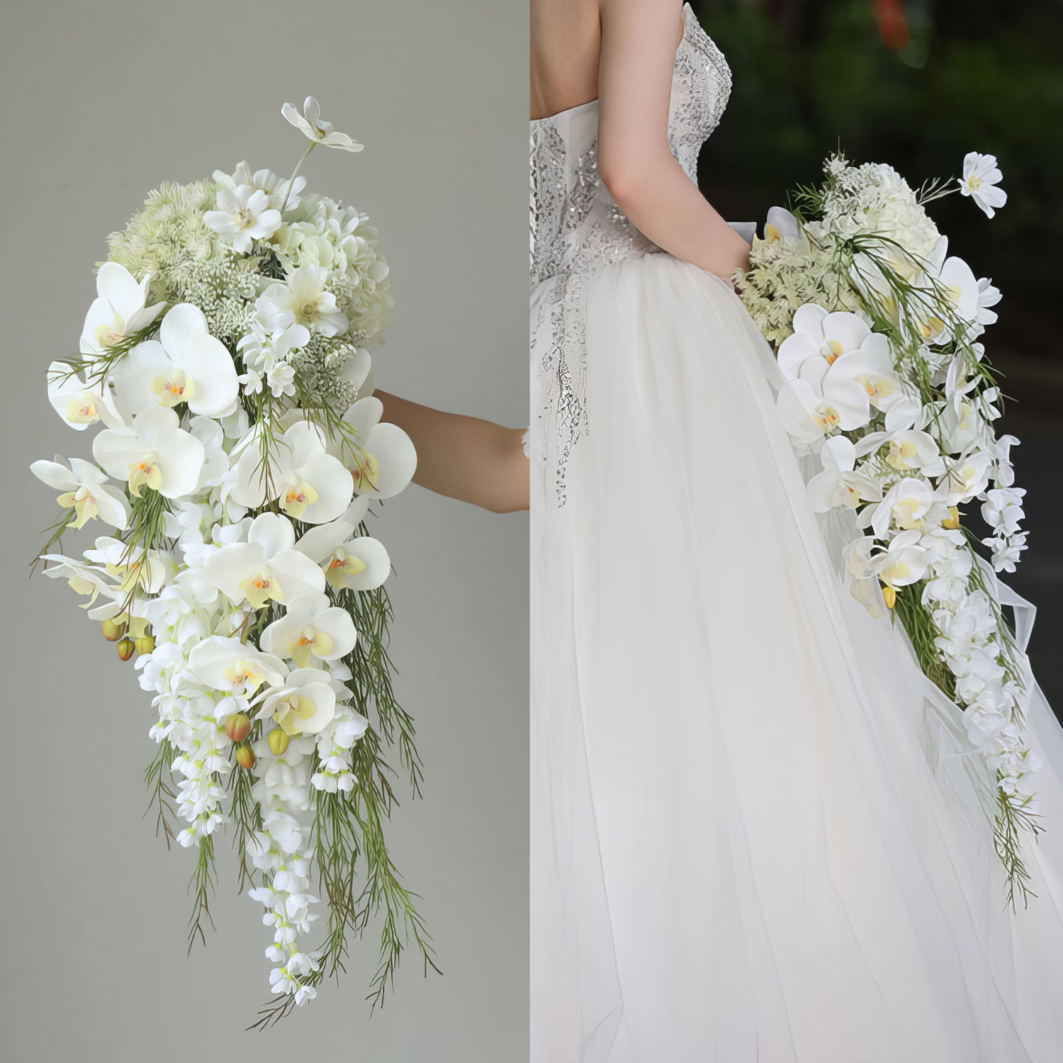 Elegante künstliche Blumenarrangements Sträuße