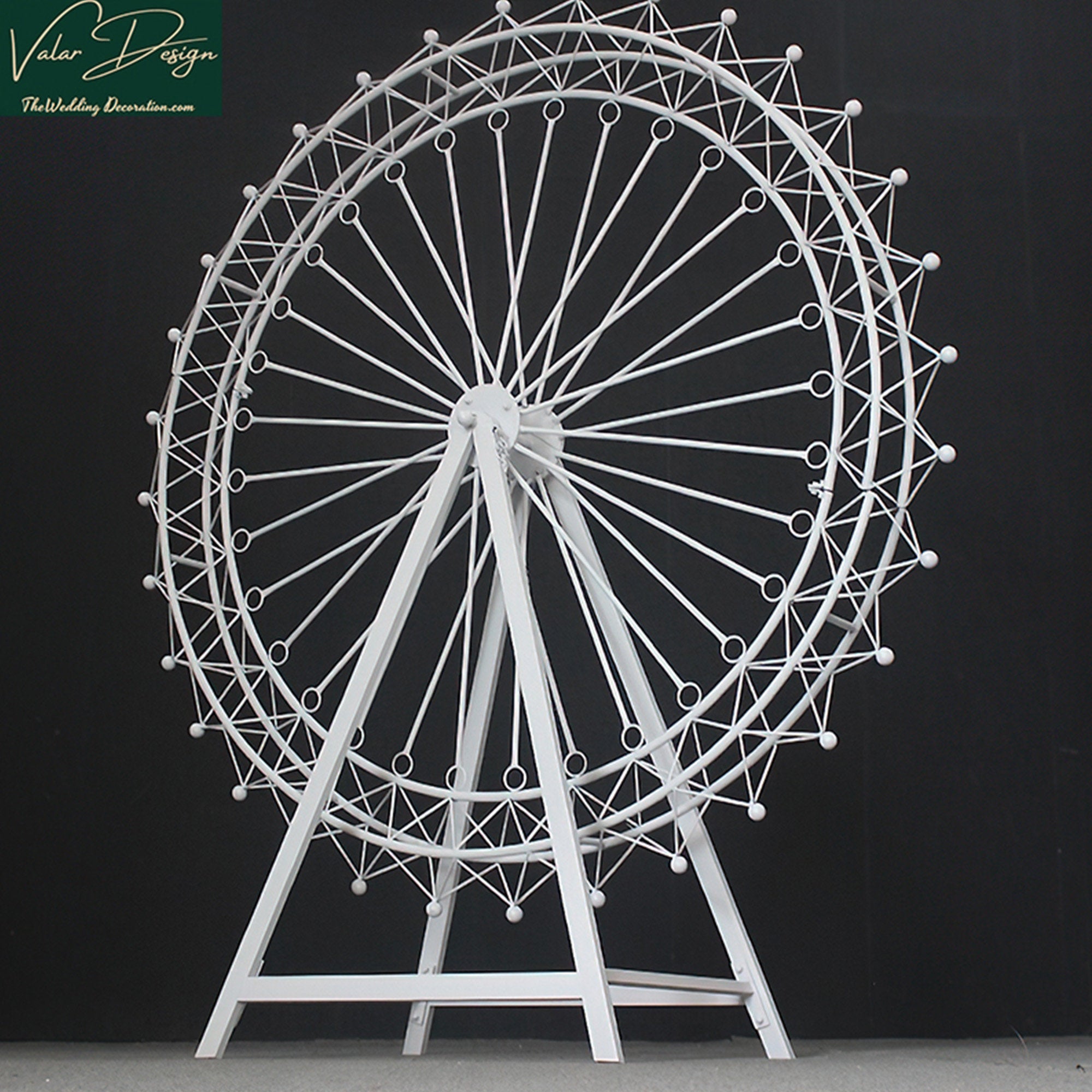6.7 ft Extra Stable Carnival Circus Ferris Wheel Large Base Rotatable ...