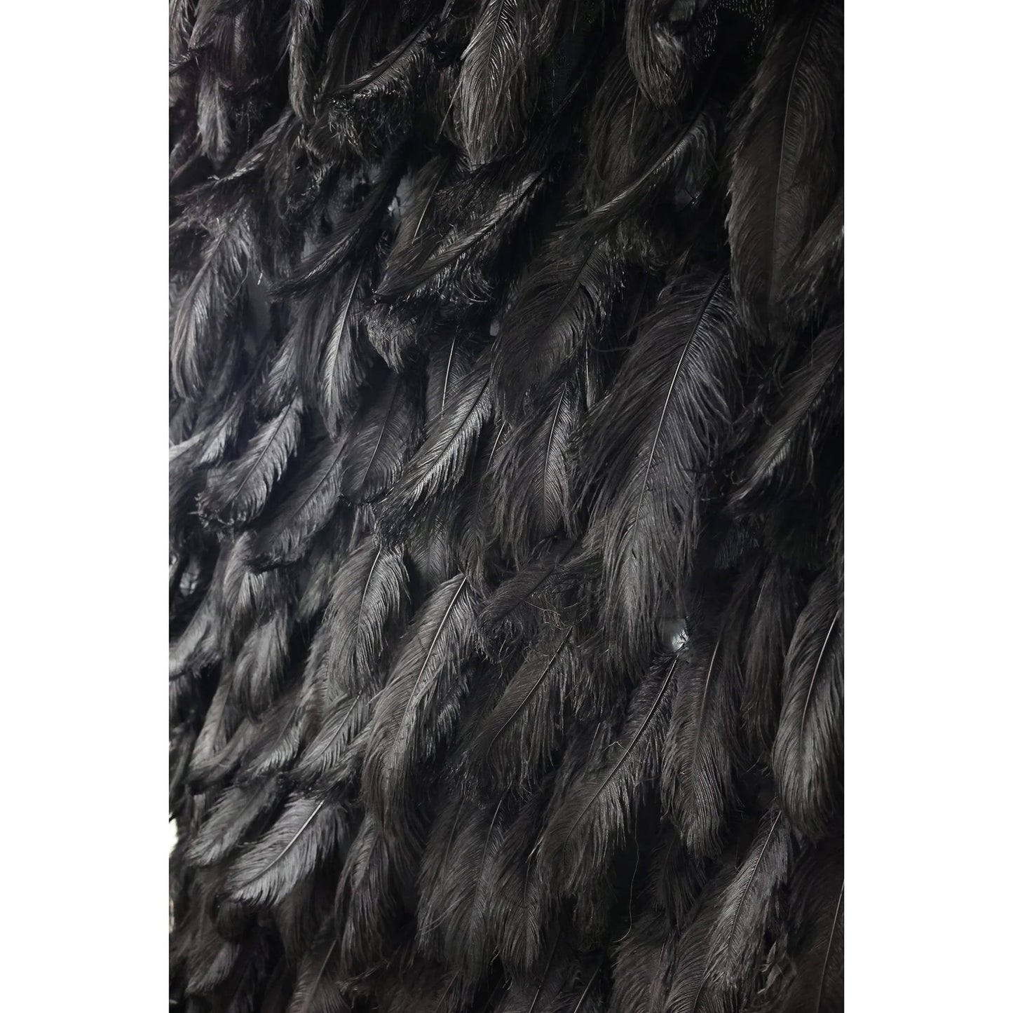 Roll Up Fabric Pure Color Artificial Feather Wall Wedding Backdrop, Floral Party Decor, Event Photography, DIY Photo Booth Decoration-VF-164